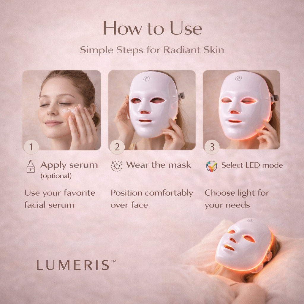 LUMERIS™ · Photon Glow Mask