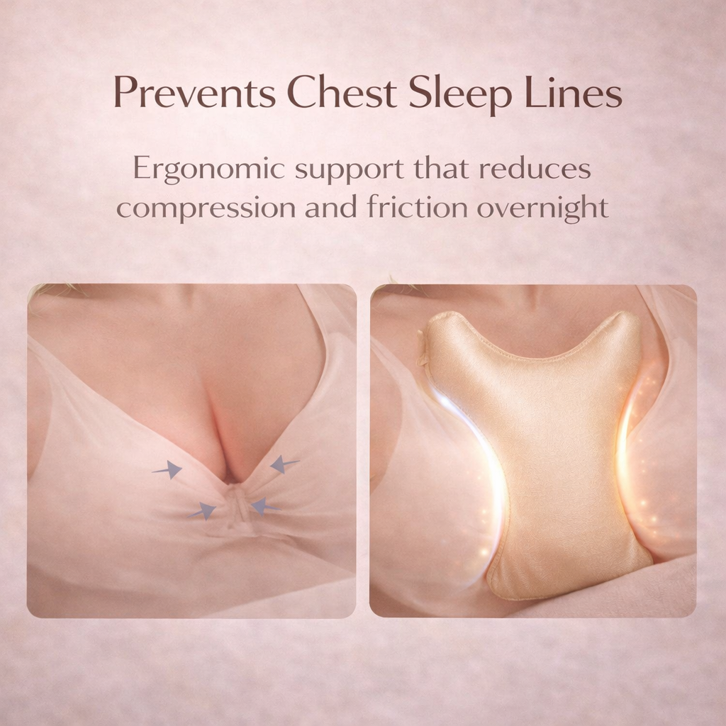 VÉRA™ · Side-sleeping support. Skin-first design.