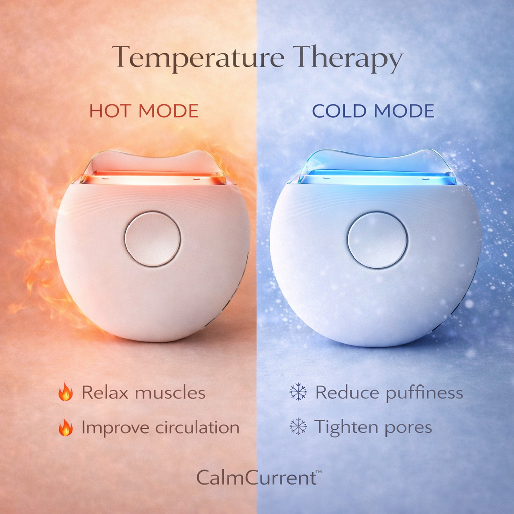 CalmCurrent™ · Mimics Gua Sha