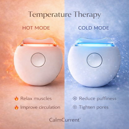 CalmCurrent™ · Mimics Gua Sha