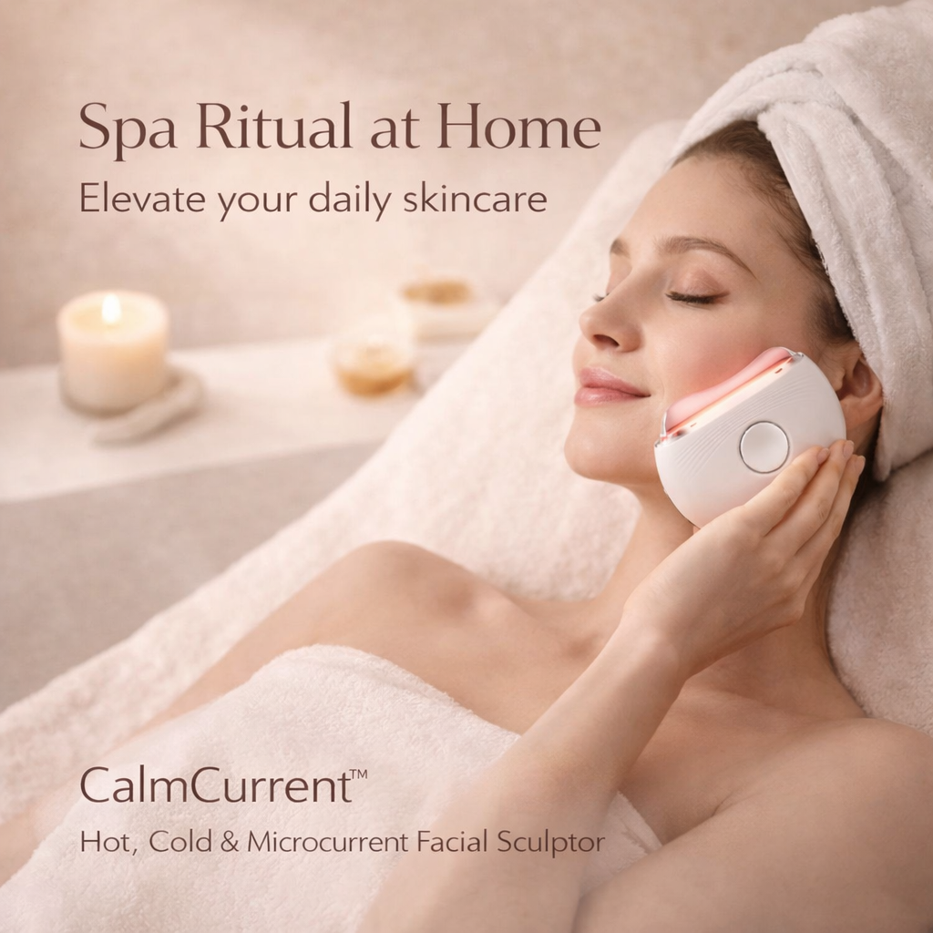 CalmCurrent™ · Mimics Gua Sha