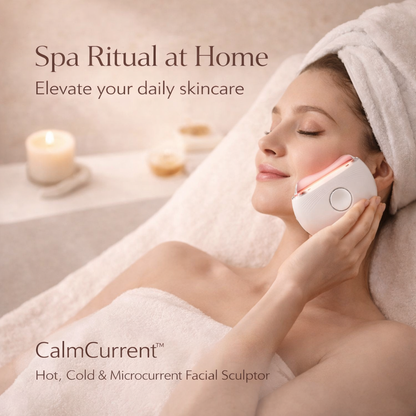CalmCurrent™ · Mimics Gua Sha